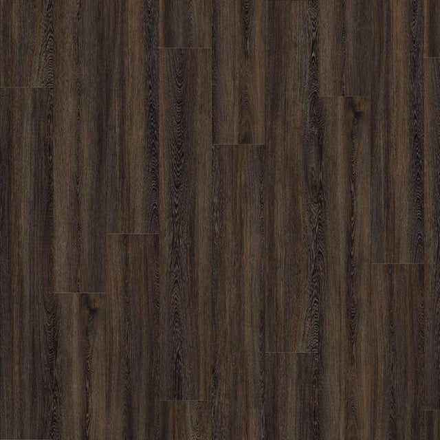Topview van moduleo roots ethnic wenge 28890 vloer in donker beige met rechte strook-motief
