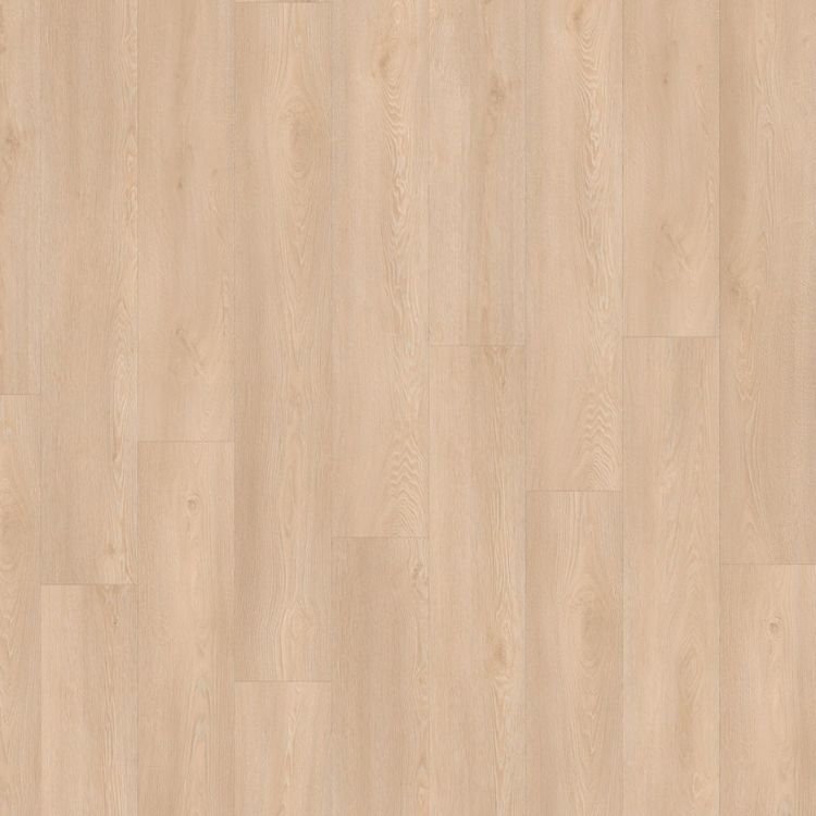 Topview van moduleo roots galtymore oak 86215 vloer in beige eiken met rechte strook-motief