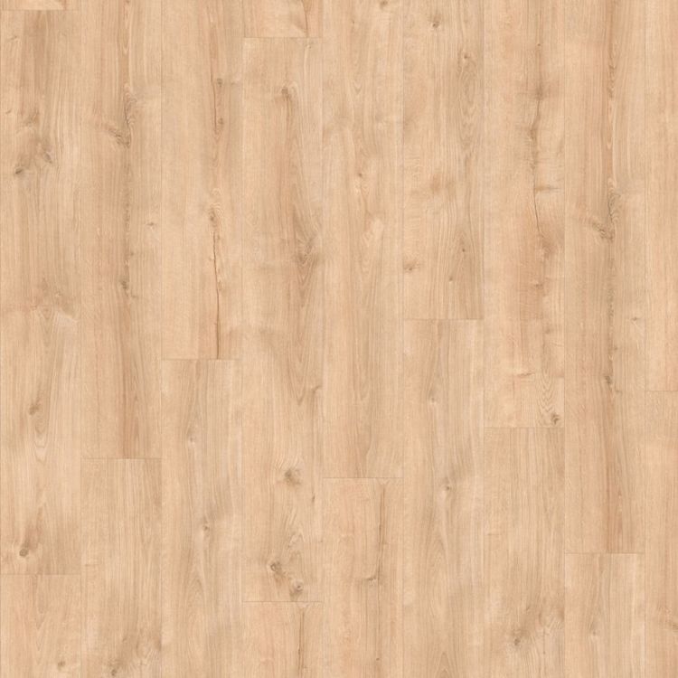 Topview van Moduleo Galway Oak 87245 vloer in beige eiken met rechte strook-motief