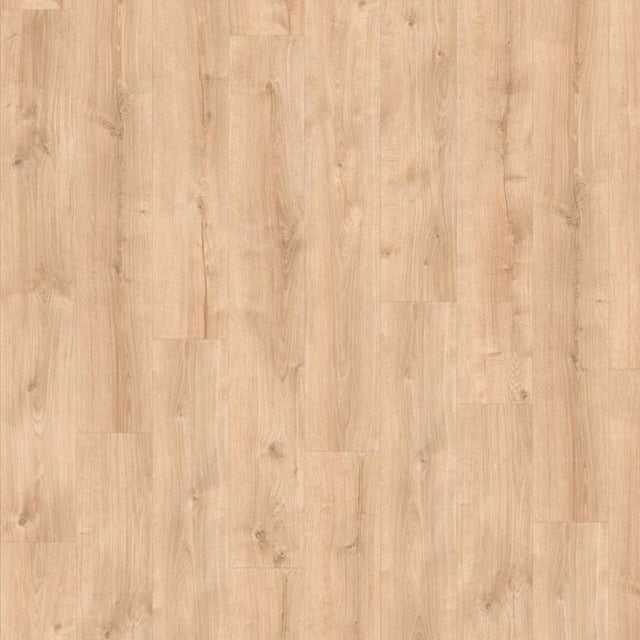 Topview van Moduleo Galway Oak 87245 vloer in beige eiken met rechte strook-motief