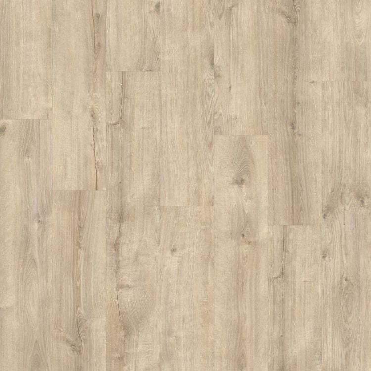 Topview van moduleo roots galway oak 87269 vloer in licht eiken met rechte strook-motief