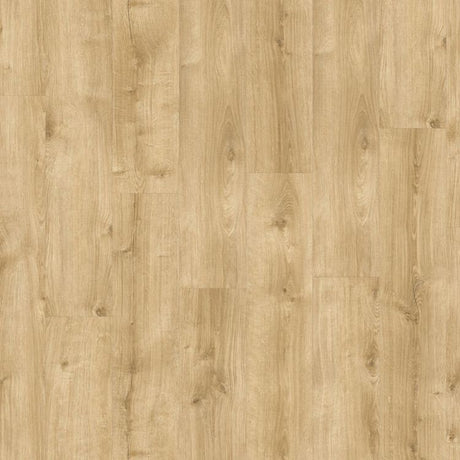 Topview van moduleo roots galway oak 87372 vloer in naturel eiken met rechte strook-motief