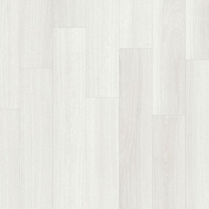 Topview van moduleo roots glyde oak 22126 vloer in wit eiken met rechte strook-motief