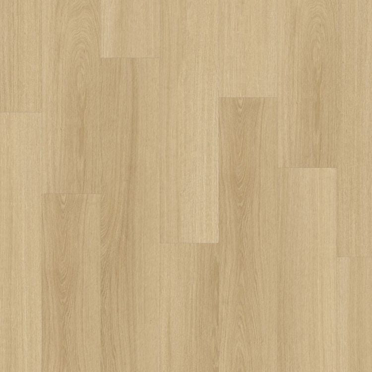 Topview van moduleo roots glyde oak 22219 vloer in naturel eiken met rechte strook-motief