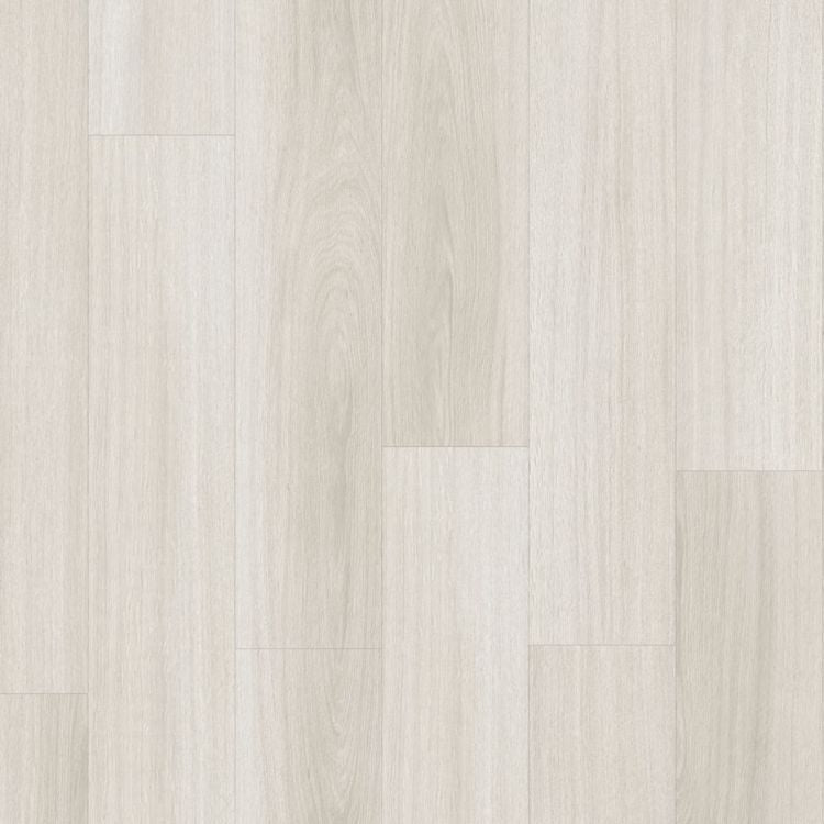 Topview van moduleo roots glyde oak 22916 vloer in licht grijs eiken met rechte strook-motief