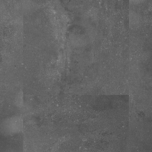 Topview van Hebeta Beton Design - Diep grijs - 91,4 cm x 91,4 cm vloer in donkergrijs met tegel motief.