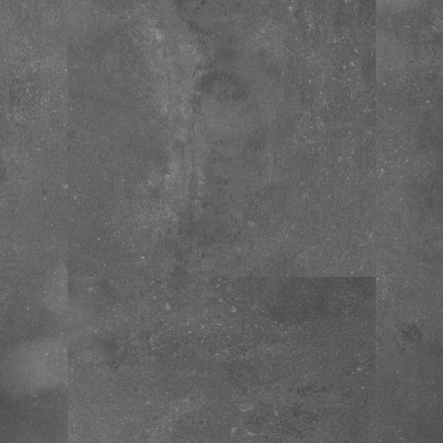Topview van Hebeta Beton Design - Diep grijs - 91,4 cm x 91,4 cm vloer in donkergrijs met tegel motief.
