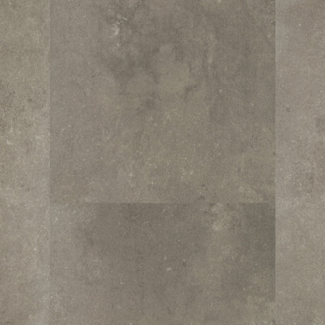 Topview van Hebeta Beton Design 38211 - Bruin grijs - 91,4 cm x 91,4 cm vloer in bruin grijs met tegel motief.