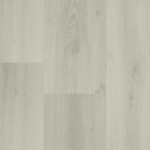 Topview van Hebeta Chamonix XL Plank - Eiken wit - 25 cm x 153 cm vloer in wit eiken met rechte plank motief.