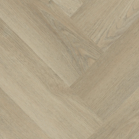 Topview van Hebeta Charente Visgraat XL - Eiken naturel - 11,9 cm x 59,5 cm vloer in naturel eiken met visgraat motief.