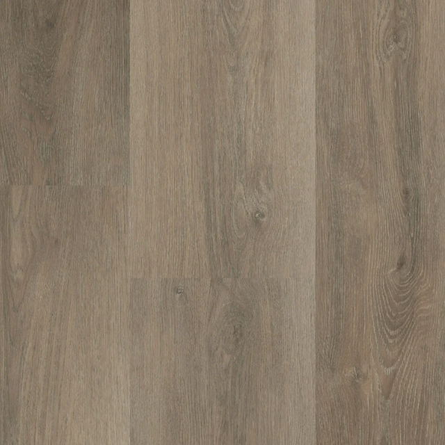 Topview van Hebeta Charente XL Plank - Eiken bruin - 24 cm x 152,2 cm in bruin eiken met rechte strook motief.
