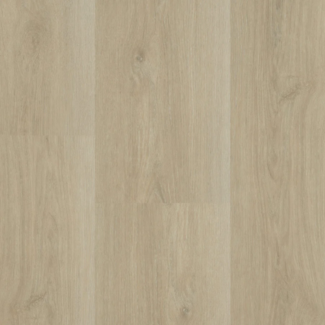 Topview van Hebeta Charente XL Plank - Eiken naturel - 25 cm x 153 cm vloer in licht eiken met rechte strook motief.