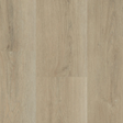 Topview van Hebeta Charente XL Plank - Naturel eiken bruin - 24 cm x 152,2 cm vloer in licht eiken met rechte strook motief.