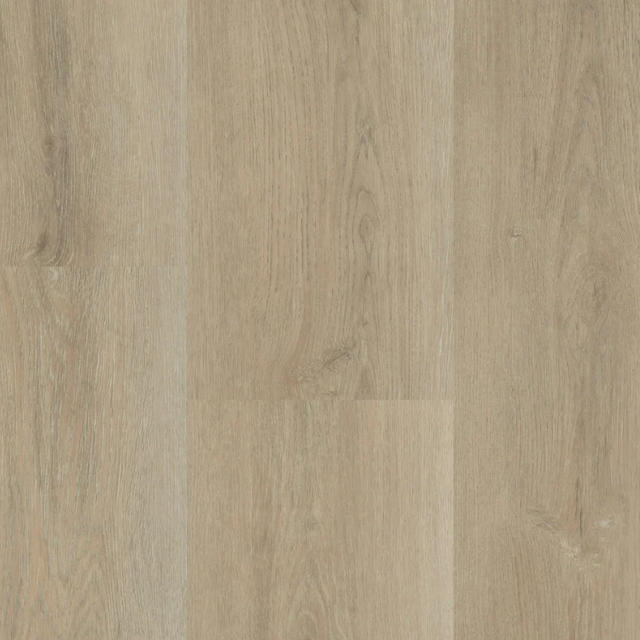 Topview van Hebeta Charente XL Plank - Naturel eiken bruin - 24 cm x 152,2 cm vloer in licht eiken met rechte strook motief.