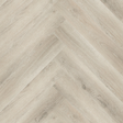 Topview van Hebeta Progress Visgraat XL - Naturel eiken gerookt - 15,3 cm x 76,5 cm vloer in licht eiken met visgraat motief.