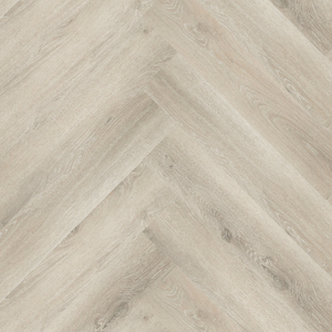 Topview van Hebeta Progress Visgraat XL - Naturel eiken gerookt - 15,3 cm x 76,5 cm vloer in licht eiken met visgraat motief.