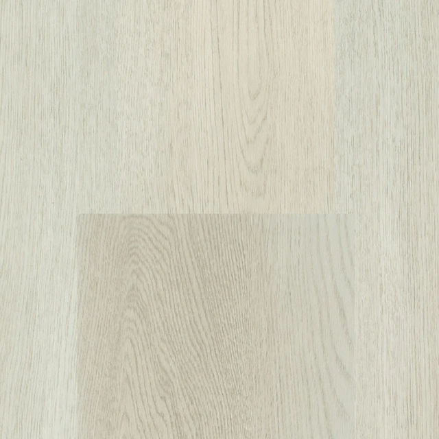 Topview van Hebeta Rhône XL Plank - Eiken naturel - 23,6 cm x 152 cm vloer in licht eiken met rechte strook motief.