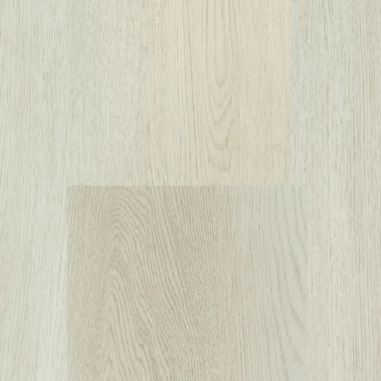 Topview van de Hebeta Rhône XL Plank - Eiken naturel - 23,6 cm x 152 cm vloer in licht eiken met rechte strook motief.