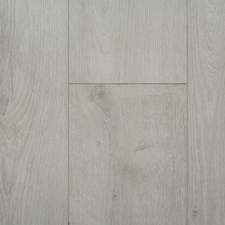 Topview van Hebeta laminaat - Organic eiken naturel - klik vloer in grijs eiken met rechte strook motief.
