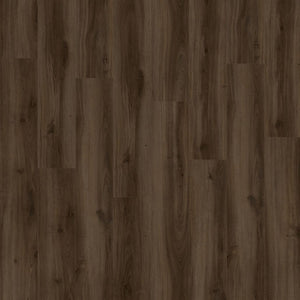 Topview van Moduleo Layred Classic Oak vloer in Donker bruin eiken met rechte strook-motief