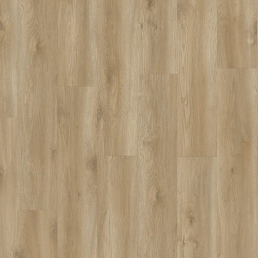 Topview van Moduleo Layred Sierra Oak vloer in zand eiken met rechte strook-motief