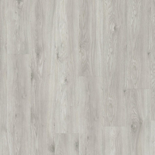 Topview van Moduleo Layred Sierra Oak 58933 vloer in licht grijs eiken met rechte strook-motief