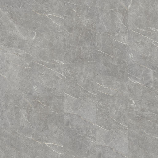 Topview van Moduleo Layred Jet Stone 46934 vloer in licht grijs beton met rechte strook-motief