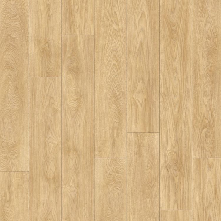 Topview van moduleo roots laurel oak 51332 vloer in naturel eiken met rechte strook-motief