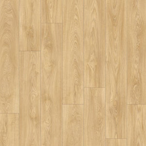 Topview van moduleo roots laurel oak 51332 vloer in naturel eiken met rechte strook-motief