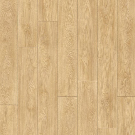 Topview van moduleo roots laurel oak 51332 vloer in naturel eiken met rechte strook-motief