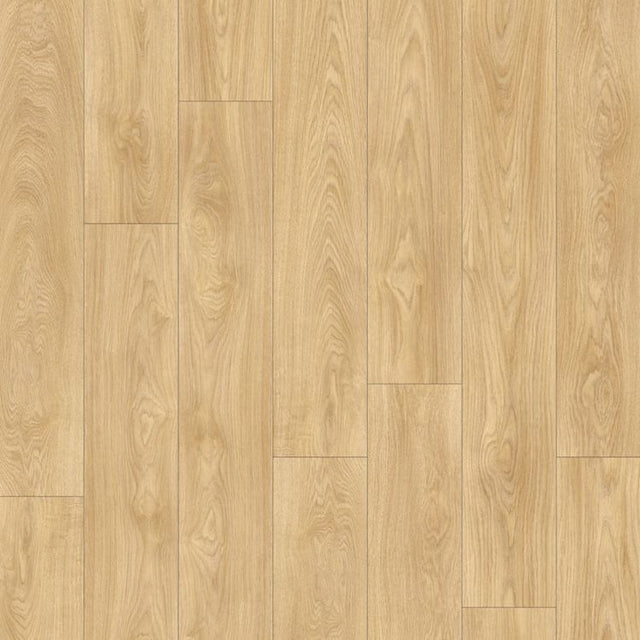 Topview van moduleo roots laurel oak 51332 vloer in naturel eiken met rechte strook-motief