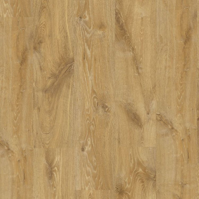 Topview van Quick Step Creo Louisiana naturelle eik vloer in naturel eiken met rechte strook-motief