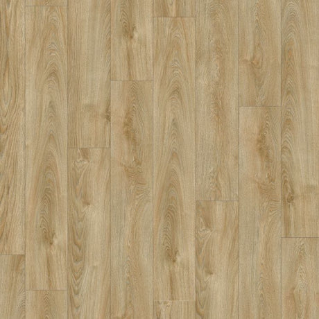 Topview van Moduleo Roots Midland 22240 vloer in naturel eiken met rechte strook-motief
