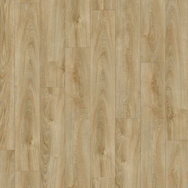 Topview van Moduleo Roots Midland 22240 vloer in naturel eiken met rechte strook-motief