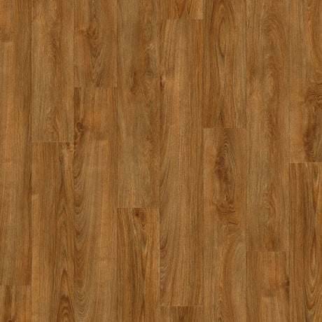 Topview van Moduleo Roots Midland 22821 vloer in warm eiken met rechte strook-motief