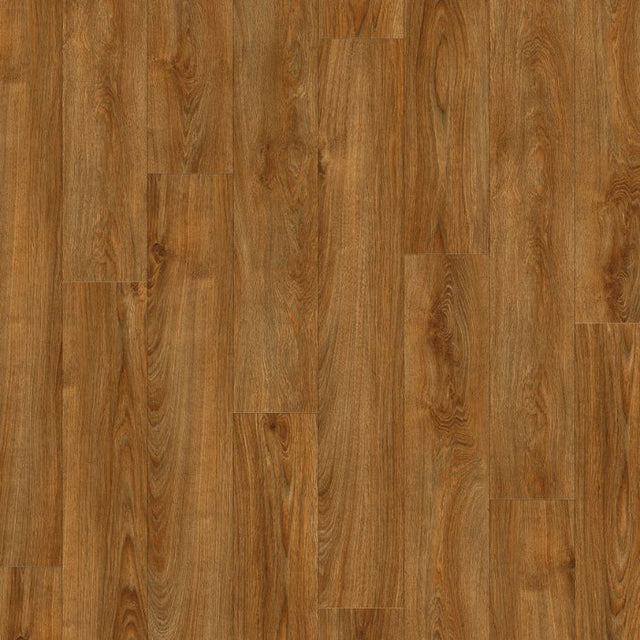 Topview van Moduleo Roots Midland 22821 vloer in warm eiken met rechte strook-motief