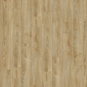 Topview van Moduleo Layred Midland Oak 22240 vloer in licht eiken met rechte strook-motief