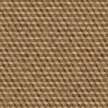 Topview van Moduleo Moods Diamond Cubes 629 vloer in Beige bruin met ruit-motief