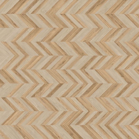 Topview van Moduleo Moods Chevron Duo 606 vloer in grijs beige met hongaarse punt-motief