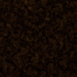 Topview van Moduleo Moods Hexagon Mono 613 vloer in donker bruin met hexagon-motief