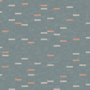 Topview van Moduleo Moods Rectangle Drops 655 vloer in grijs met rechte strook-motief