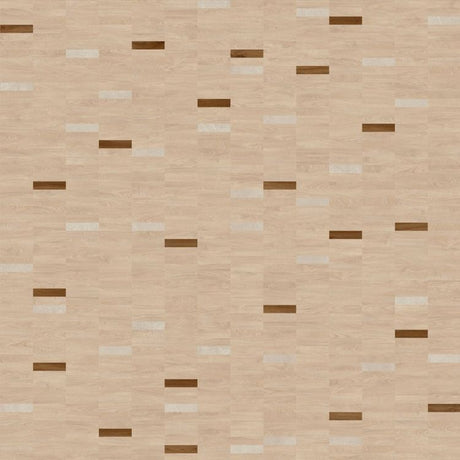 Topview van Moduleo Moods Rectangle Drops 657 vloer in beige met rechte strook-motief