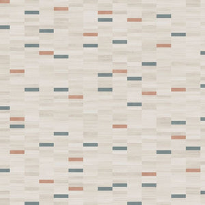 Topview van Moduleo Moods Rectangle Drops 658 vloer in grijs beige met rechte strook-motief