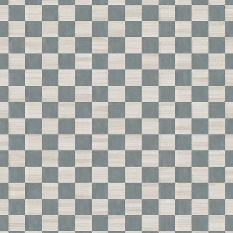 Topview van Moduleo Moods Rectangle Grid Duo 660 vloer in wit grijs met grid-motief