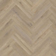 Topview van Moduleo Roots Herringbone Galtymore Oak 86851 vloer in bruin met visgraat-motief
