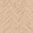 Topview van Moduleo Roots Herringbone Galway Oak 87231 vloer in licht beige met visgraat-motief
