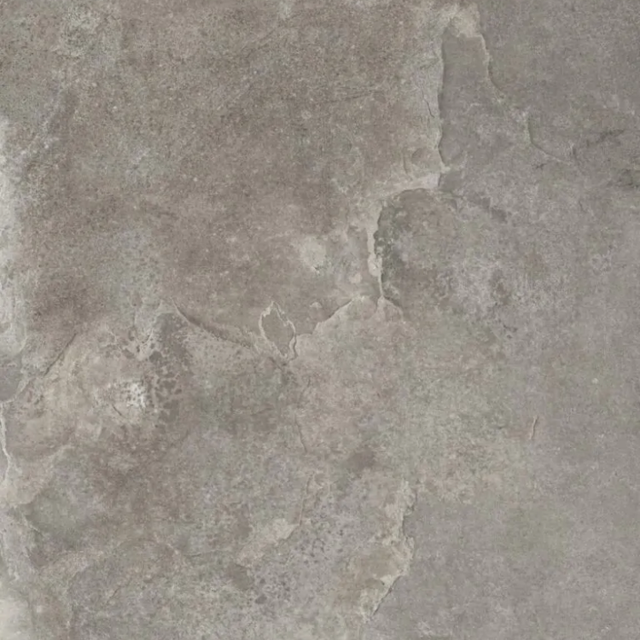 Topview van Muro waterbestendige wandpanelen kalksteen in licht grijs met tegel motief.