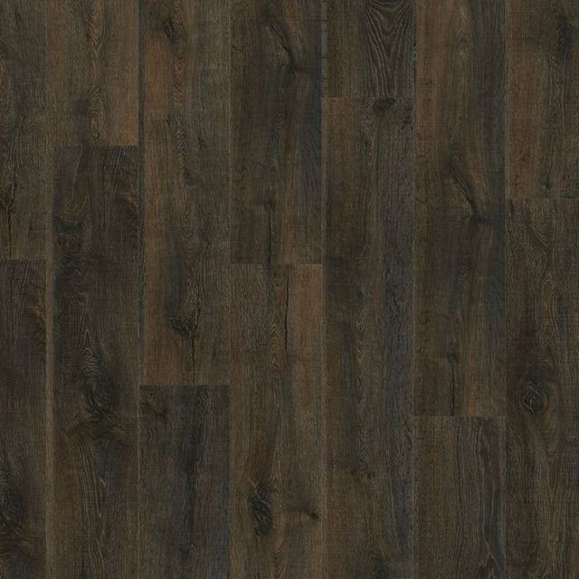 Topview van Moduleo Roots Nashville oak 88889 vloer in zwart eiken met rechte strook-motief