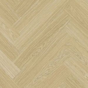 Topview van Quick Step Pristine Serene Eik Licht Naturel vloer in licht naturel eiken met visgraat-motief