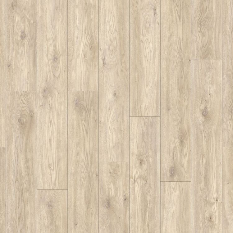 Topview van Moduleo Roots Sierra Oak 58226 vloer in licht eiken met rechte strook-motief
